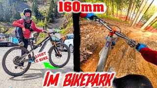 Wieviel Federweg braucht ein EBike  Mit dem Light Emtb im Bikepark Silbersattel Steinach [upl. by Nialb]