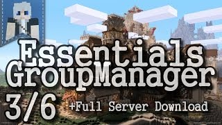 Essentials Groupmanager  Bukkit Server Plugin  36  German  HD [upl. by Millisent]