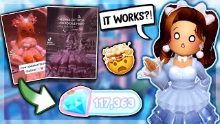 THESE TIKTOK ROUTINES ACTUALLY WORK I GOT TO 117K💎  Roblox Royale High TikTok Farming Routines [upl. by Hsina]