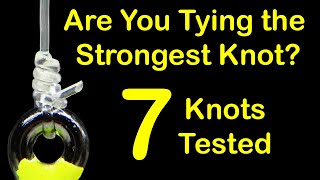 Strongest Fishing Knot Test  Which is the Strongest [upl. by Labanna258]