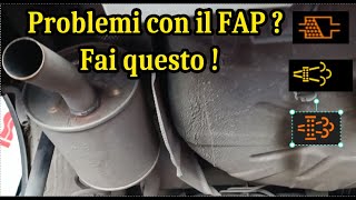 Spia del Fap lampeggia cosa fare  come forzare la rigenerazione manualmente [upl. by Rehm]