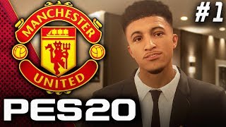 PES 2020 Manchester United Master League EP1  Signing Jadon Sancho [upl. by Salvadore]