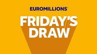 The National Lottery EuroMillions draw results from Friday 26 July 2024 [upl. by Yelbmik]