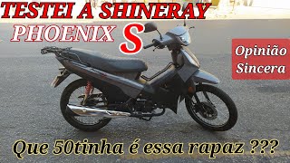 Testei a Shineray PHOENIX S 50  que cinquentinha é essa galera  OPINIÃO SINCERA phoenix50 [upl. by Nieberg946]