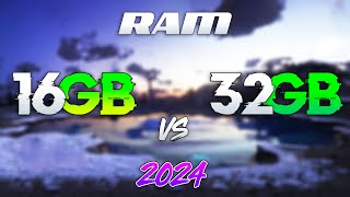 16GB RAM vs 32GB RAM in 2024 [upl. by Arbba665]