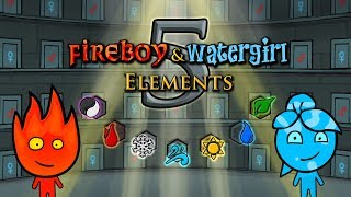 Fireboy and Watergirl 5 Elements Walkthrough All Levels [upl. by Ayekahs]