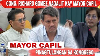 CONG RICHARD GOMEZ NA BWSIT SA MGA SAGOT NI MAYOR CAPIL MAYOR PINAGTULONGAN NG MGA KONGRESISTA [upl. by Neall]