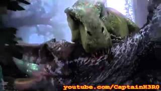 Tyrannosaurus Rex KILLS Spinosaurus Aegyptiacus BEST Quality [upl. by Eugen514]