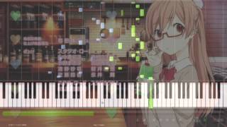 田中くんはいつもけだるげED  BONBON in Piano CoverTV size [upl. by Nored]