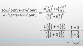 Ángulos notables ejemplos resueltos sin calculadora simplificar resolver [upl. by Monarski]