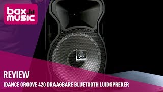 iDance Groove 420 draagbare Bluetooth luidspreker Review  Bax Music [upl. by Ahsenar]