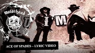 Motörhead – Ace Of Spades Lyrics Video [upl. by Anirroc360]