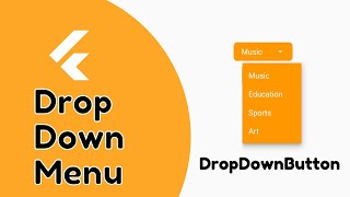 Flutter DropdownButton Tutorial  Create a Dropdown Menu in Flutter  Umairdev  Speed Code [upl. by Roath]