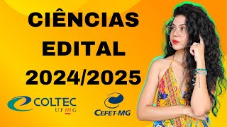 Edital CEFETCOLTEC Ciências [upl. by Enida]