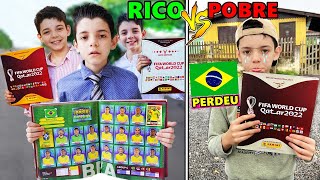 RICO VS POBRE ÁLBUM DA COPA 2022  TEMPORADA COMPLETA [upl. by Alaehcim]