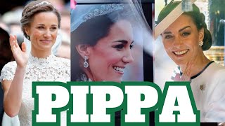 Where is Pippa Middleton Attending Trooping The Colour with Princess Catherine aka Kate Middleton [upl. by Natassia]