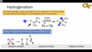 2502 Hydrogenation of Alkenes [upl. by Ellga]