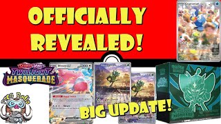 ETB Promo amp Big New Cards Officially Revealed Big Twilight Masquerade Update Pokémon TCG News [upl. by Asillem]