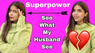 Superpower  You can see What your Future Husband Sees😳👀 PragatiVermaa TriptiVerma [upl. by Streetman492]