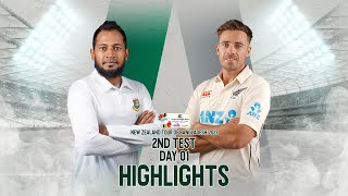 Bangladesh vs New Zealand Highlights  2nd Test  Day 1  New Zealand Tour of Bangladesh 2023 [upl. by Nikoletta]