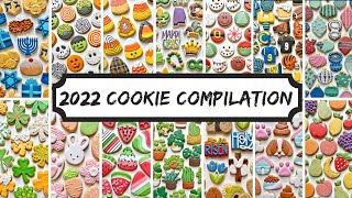 1 Hour Satisfying Cookie Decorating with Royal Icing Compilation  Every cookie I made in 2022 [upl. by Laszlo]