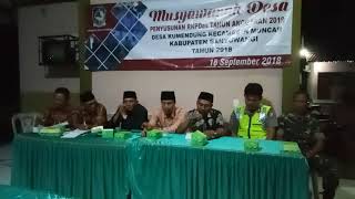 SAMBUTAN PLD MUSDESRKP DESA KUMENDUNG [upl. by Enitsenrae317]