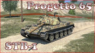 STB1 Progetto M40 mod 65  WoT Blitz UZ Gaming [upl. by Lowndes]