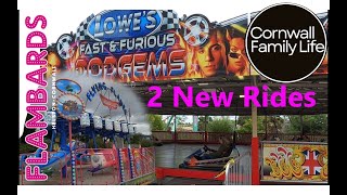 2 New Flambards Rides  Flying Planes amp Dodgems  2024 [upl. by Sivahc]