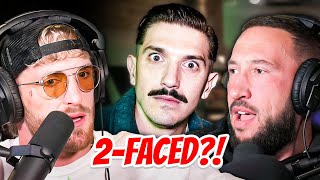 Logan Pauls CoHost Calls Andrew Schulz 2FACED On Impaulsive [upl. by Ewell]