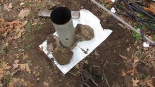 Intheground Rocket stove experiment [upl. by Iclehc]