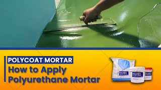 Polycoat Mortar How to Apply a Hygienic and NonSlip Floor [upl. by Jezabella]