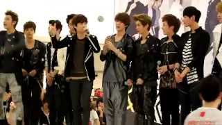 HD EXO  Ending Speech at Yeongdeungpo Fansign 120525  Fancam [upl. by Anastasie]