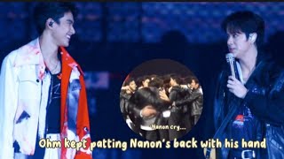 Ohm kept patting Nanons back with his hand LOLFanFest2023 ohmnanon [upl. by Artair]