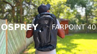 Unveiling the Ultimate Travel Backpack Osprey Farpoint 40 Review [upl. by Aydiv]