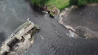 Wisconsin governor declares state of emergency for 4 counties including 1 where flooding hit dam [upl. by Bainbrudge34]