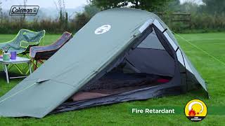 Coleman® Bedrock 2  2 person Trekking Tent  super lightweight amp easy to pitch [upl. by Udale]