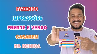 Aprendendo a casar impressão frente e verso na konica Minolta [upl. by Benton755]