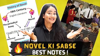 🤩Novel Easy Notes Free PDF English  Class 12 Hsc shafaquenaaz [upl. by Idurt]