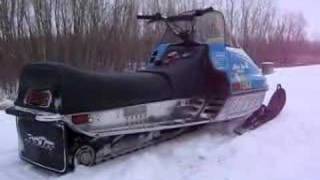 A walkaround of my vintage 340 Sno Jet snowmobile [upl. by Mab842]