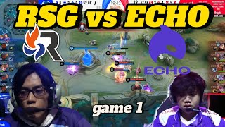 RSG vs ECHO  GAME 1 MPL PH S13  W2D1 mplphilipin echophilippines rsgph [upl. by Amehr]