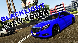 GTA 5  BLACKLIGHT MODDED CREW COLOR Crew Color UpdateKick Wave [upl. by Amihc833]