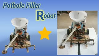 pothole filler robot [upl. by Kared]