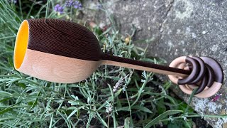 Wood Turning  Captive Rings on a Goblet [upl. by Mchail820]