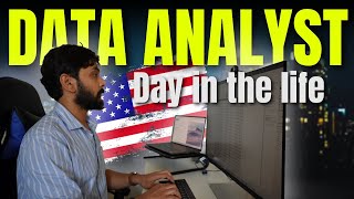 Day in the Life of a Data Analyst in USA [upl. by Saiasi532]