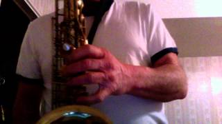 Here I Go Again Whitesnake Cover W Buescher Tenor Saxophone Ponzol Mouthpiece Fibercell Reed [upl. by Manny]