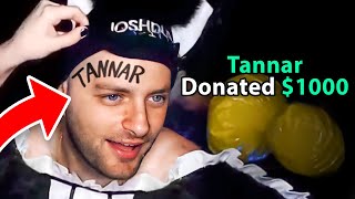 DONATING TO MY FAVOURITE STREAMERS lazarbeam fresh joshdub [upl. by Lesser]