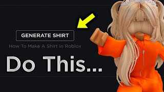 How To Make a SHIRT in ROBLOX 2024 [upl. by Ellehsar509]