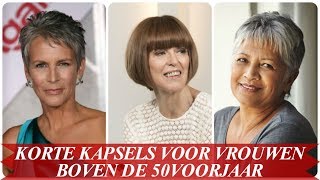 Nieuwe korte kapsels voor vrouwen boven de 50 voorjaar 2018 [upl. by Annavaig]