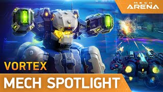 Mech Arena  Mech Spotlight  Vortex [upl. by Atnoek764]