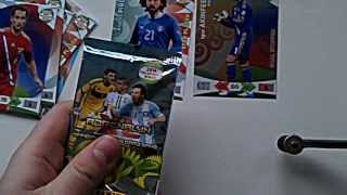 4 Panini Adrenalyn Xl Road to Brazil 2014 Booster opening öffnen [upl. by Ethbinium]